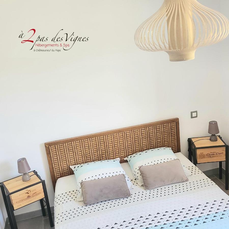 A 2 Pas Des Vignes, Hebergements Et Spa, Maison Numero 6, A Chateauneuf Du Pape Exteriér fotografie